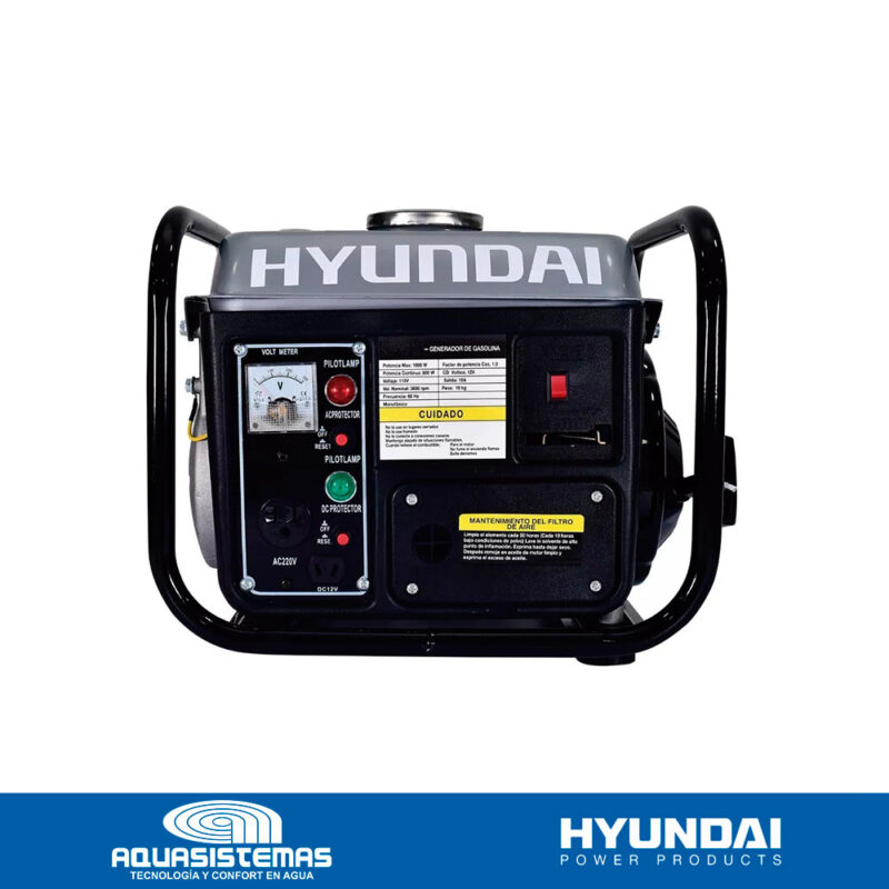 GENERADOR DE ELECTRICIDAD HYUNDAI HHY900 800-1000W GAS