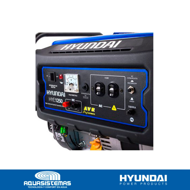 GENERADOR DE ELECTRICIDAD HYUNDAI HYE1250 1250W GAS 110V - Imagen 4