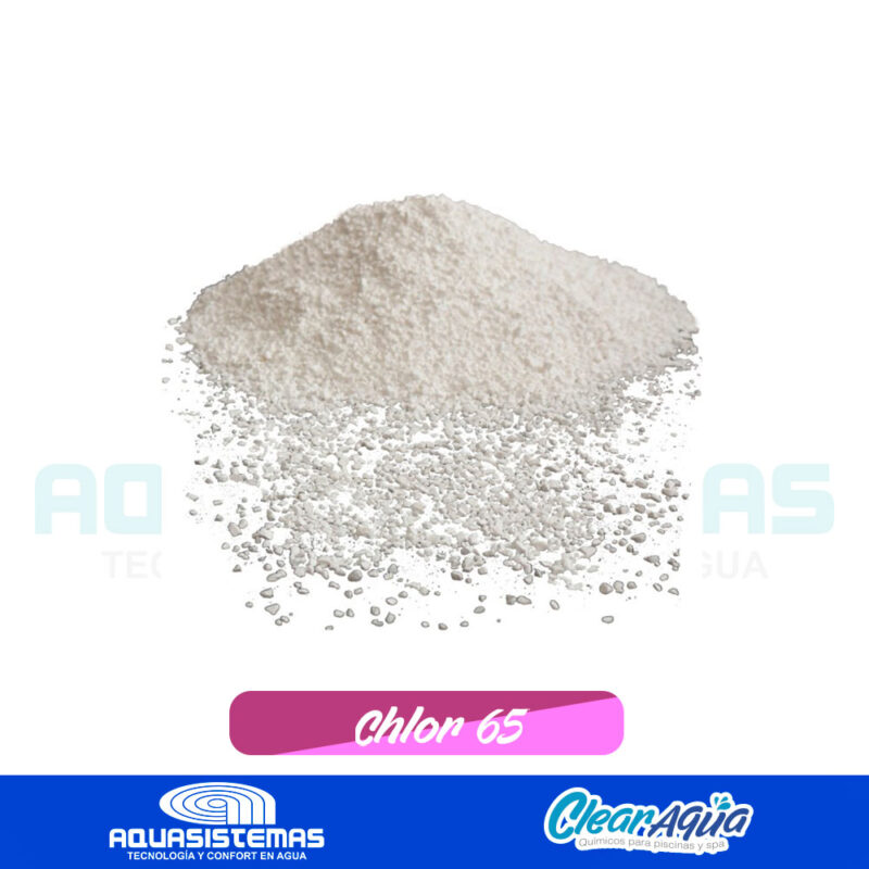 CLORO GRANULADO CLEAR AQU65%,  10 Libras - Imagen 2