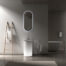 MUEBLE PARA BAÑO CON LAVAMANOS Y ESPEJO AUER .45x.25x1.0 MT - Imagen 2