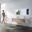 MUEBLE PARA BAÑO CON ESPEJO Y LAVAMANOS FIONA 1.40x0.55x0.40 - Imagen 2