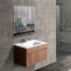 MUEBLE PARA BAÑO CON ESPEJO Y LAVAMANOS PAOLA 0.90x0.45x0.45M