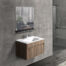 MUEBLE PARA BAÑO CON ESPEJO Y LAVAMANOS PAOLA 0.90x0.45x0.45M - Imagen 2