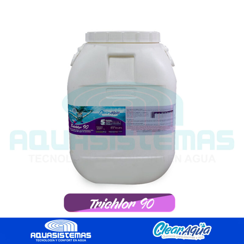TRICLORO EN POLVO 90% CLEAR AQ 50 KG.