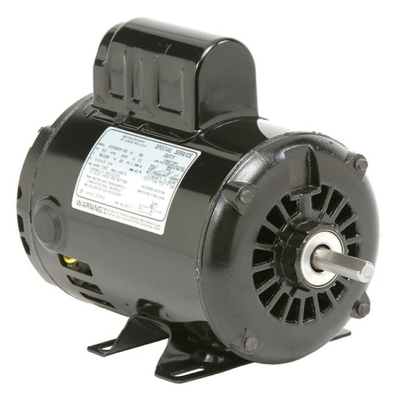 Motor eléctrico Nidec de goteo abierto, 2 hp, 1800 RPM, marco 56H, 115/230 V, D2CPM2PH